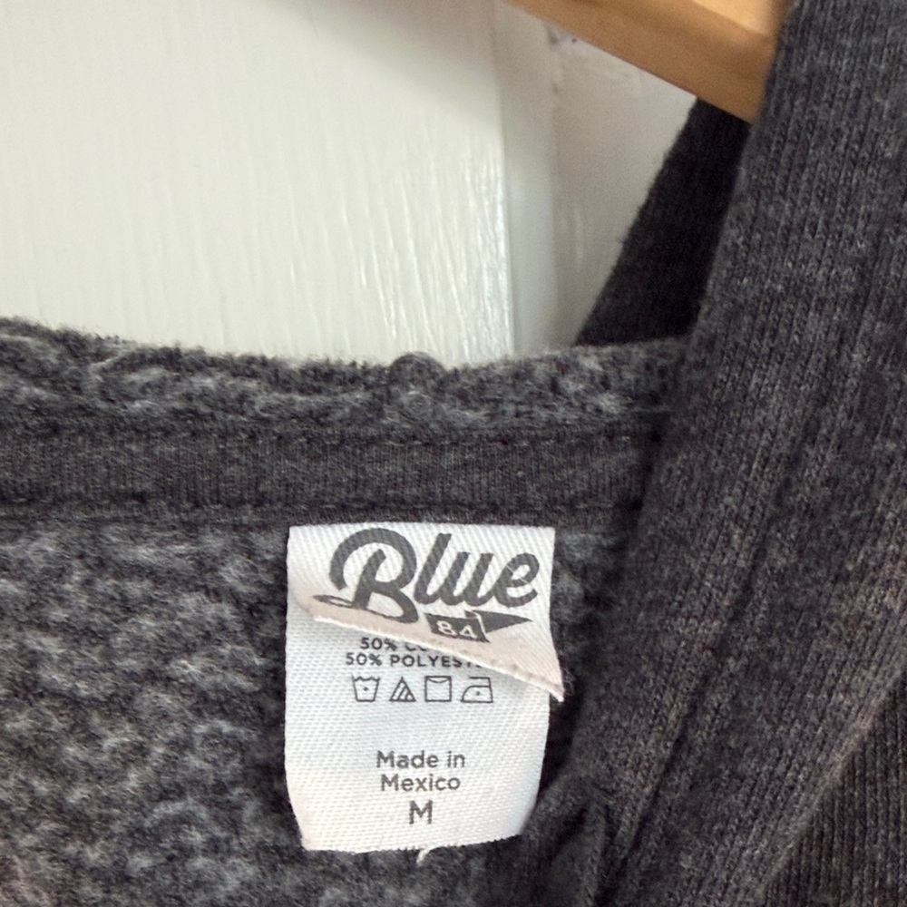 Blue 84 Ohio State Charcoal Cropped Hoodie Women’s Size Medium - Picture 2 of 6